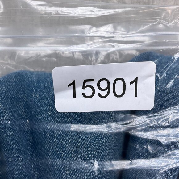 We The People Jeans Women 27W x 27L Blue Distress Stonewash Slim Mid Rise Cotton - Picture 13 of 13